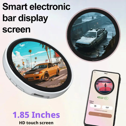 Dynamic Electronic Display Small Pendant Fashionable Badge Digital Show Sceen Smart Cyber Badge E-Badge Electronic Display Badge