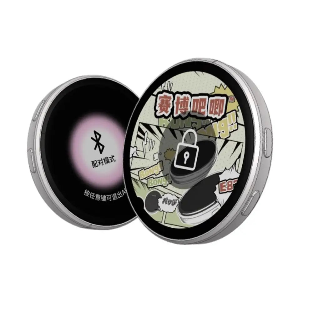 Dynamic Electronic Display Small Pendant Fashionable Badge Digital Show Sceen Smart Cyber Badge E-Badge Electronic Display Badge