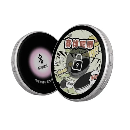 Dynamic Electronic Display Small Pendant Fashionable Badge Digital Show Sceen Smart Cyber Badge E-Badge Electronic Display Badge