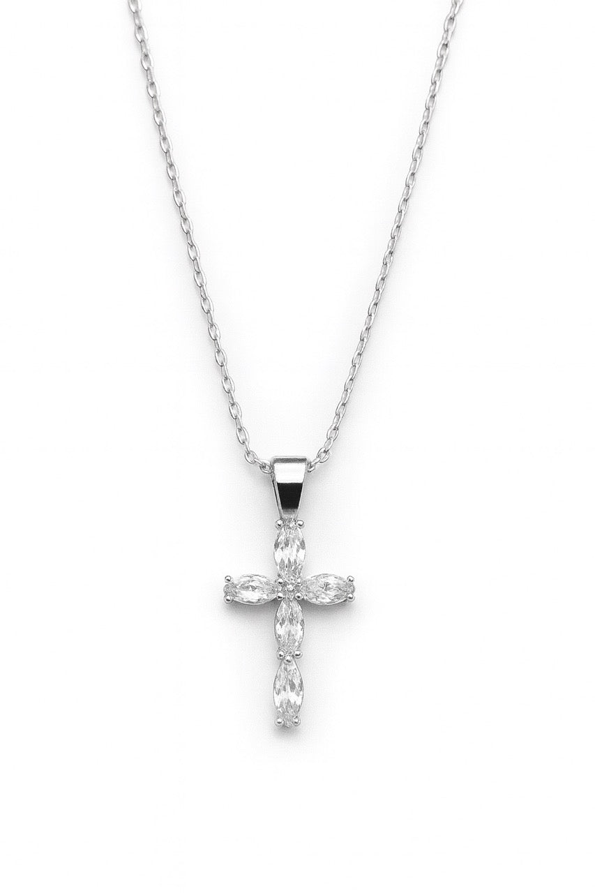 Birthstone Cross Necklace