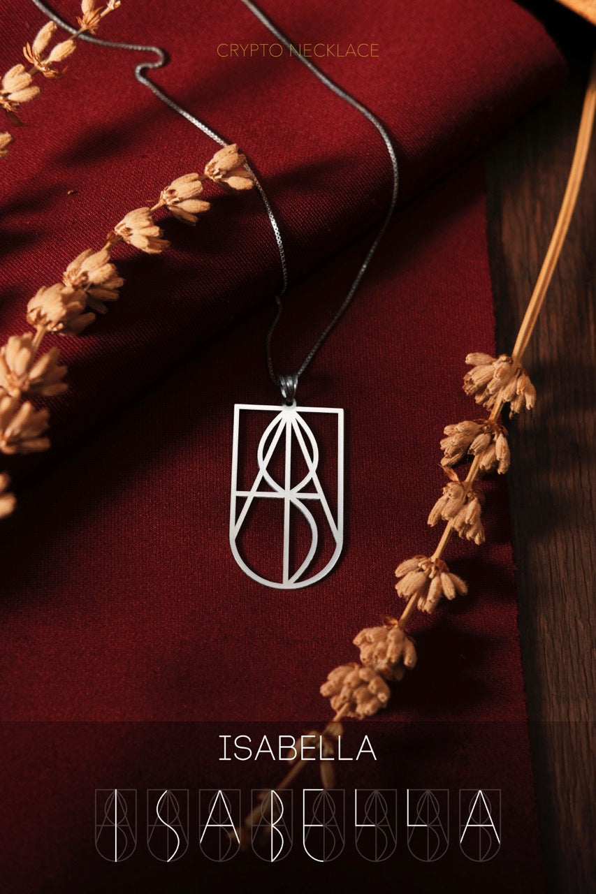 Custom Crypto Name Necklace