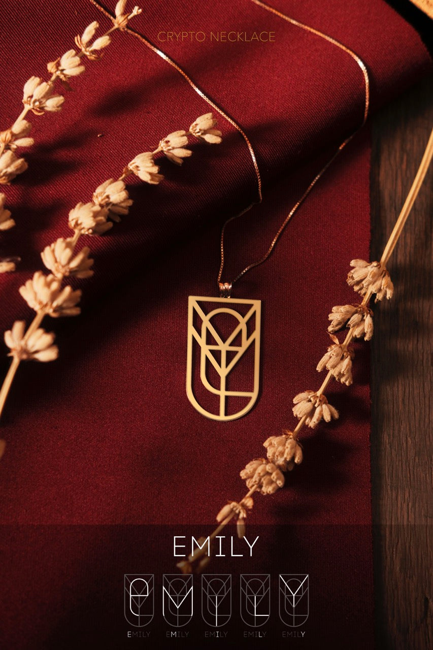 Custom Crypto Name Necklace