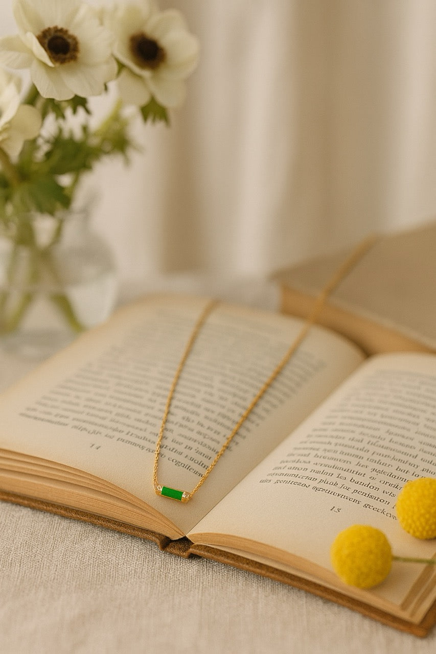 Birthstone Bar Necklace