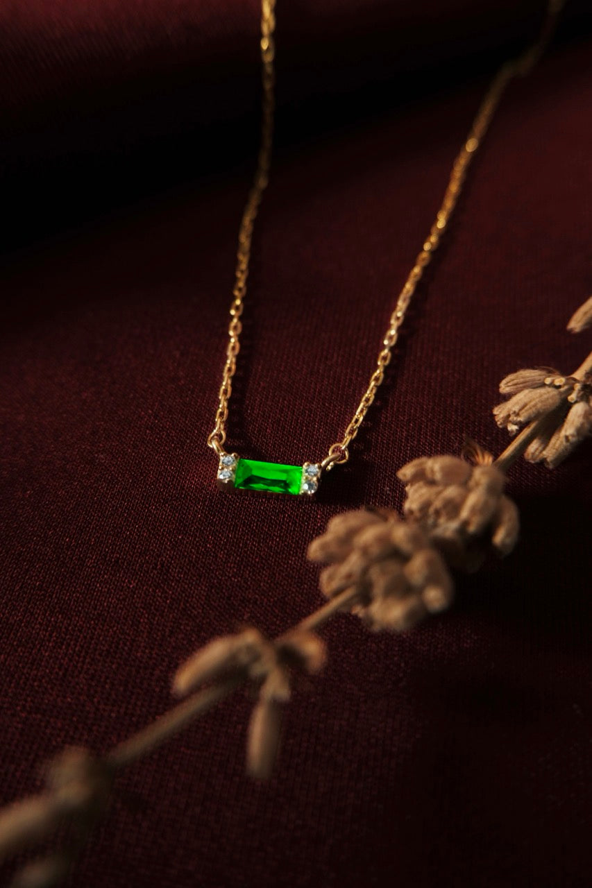 Birthstone Bar Necklace