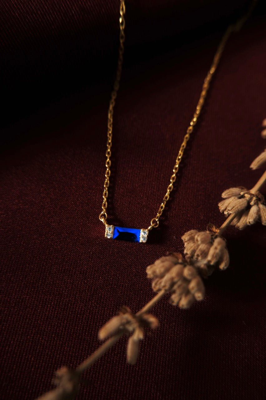 Birthstone Bar Necklace