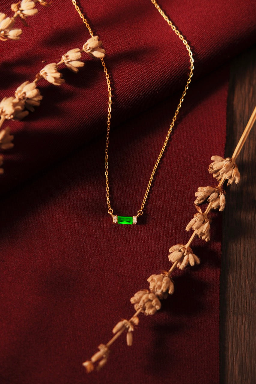 Birthstone Bar Necklace