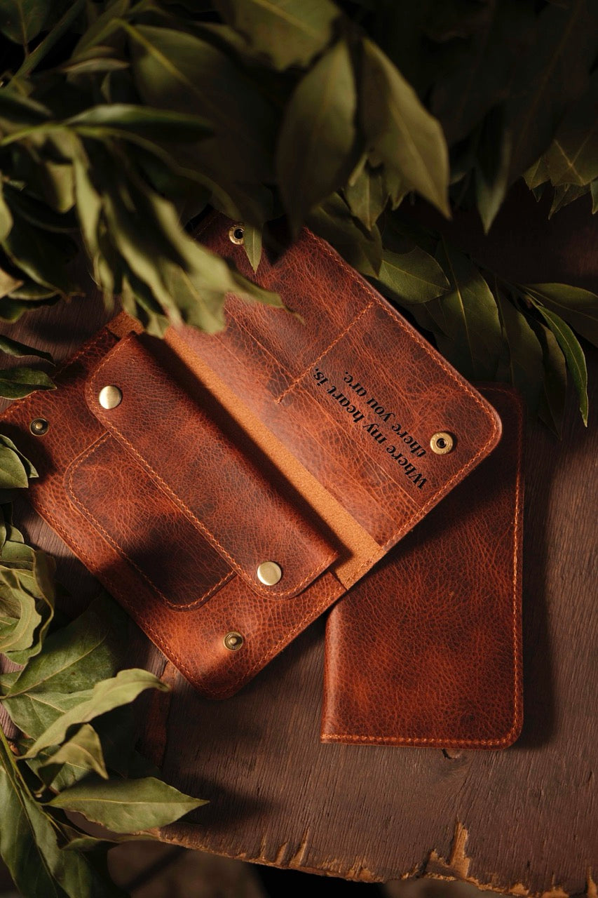 Haven – Handmade Genuine Leather Phone Wallet