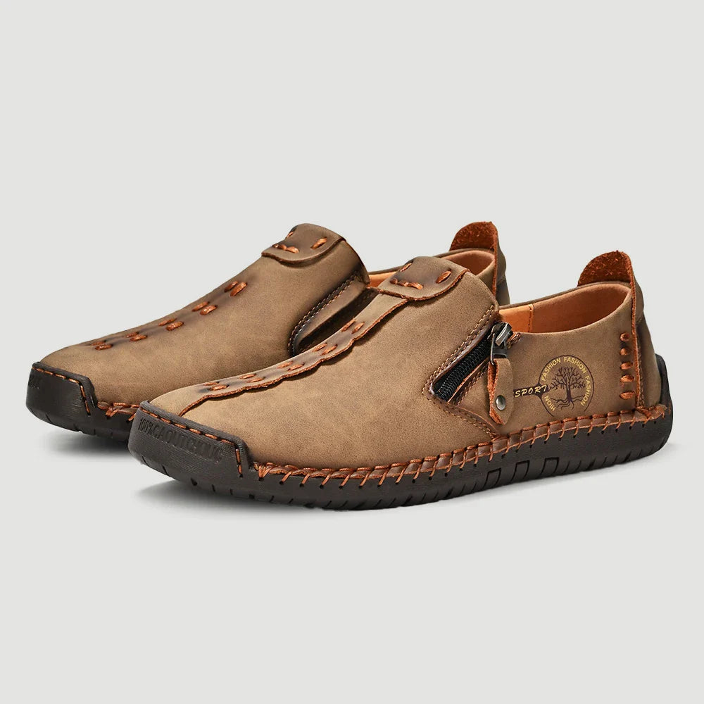 El Yapımı Deri Loafer Erkek Ayakkabı