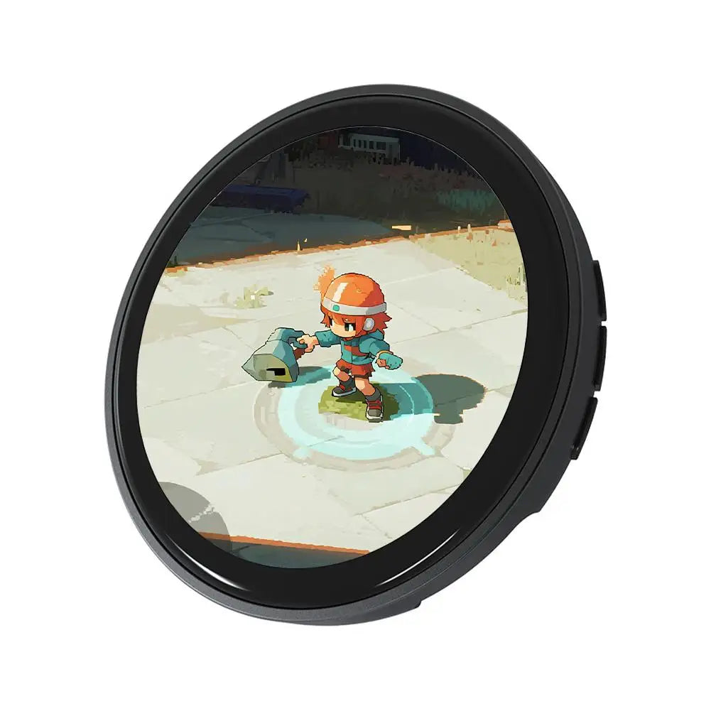 Dynamic Electronic Display Small Pendant Fashionable Badge Digital Show Sceen Smart Cyber Badge E-Badge Electronic Display Badge