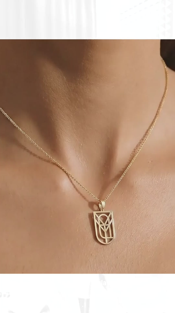 Custom Crypto Name Necklace